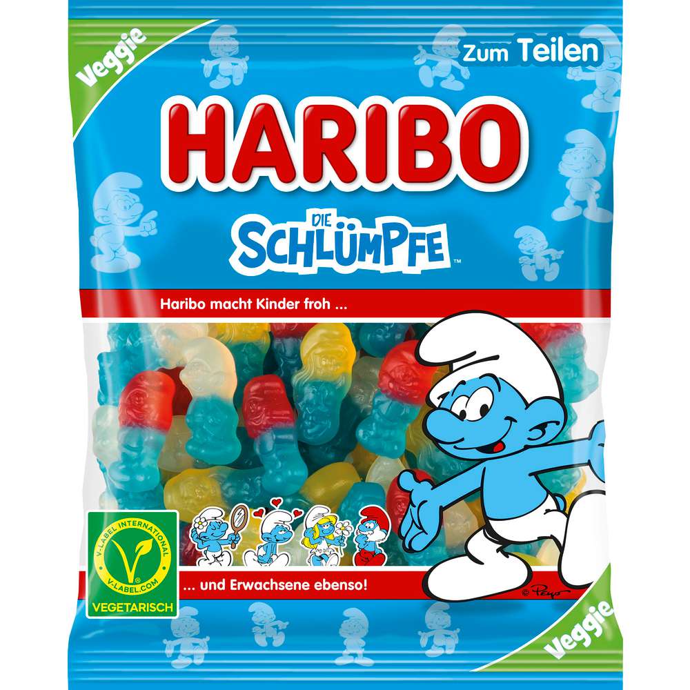 Produktabbildung Haribo Fruchtgummi Schlümpfe