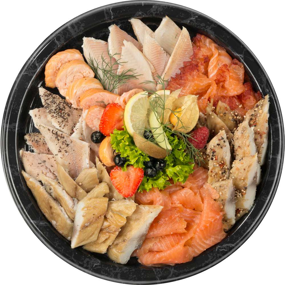 Produktabbildung keine Marke Partyplatte Fisch Räucherfischtrio