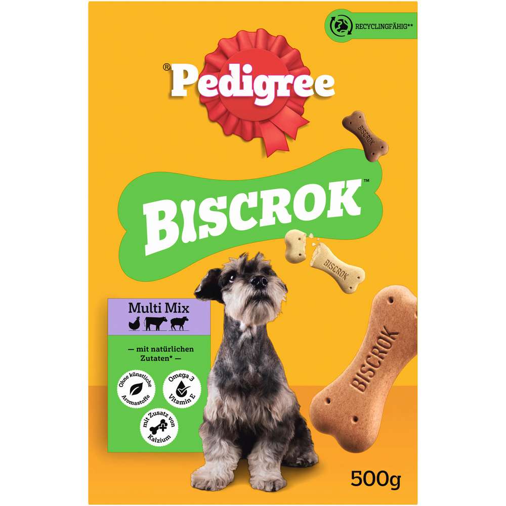 Produktabbildung Pedigree Hunde-Snack Biscrok Multimix