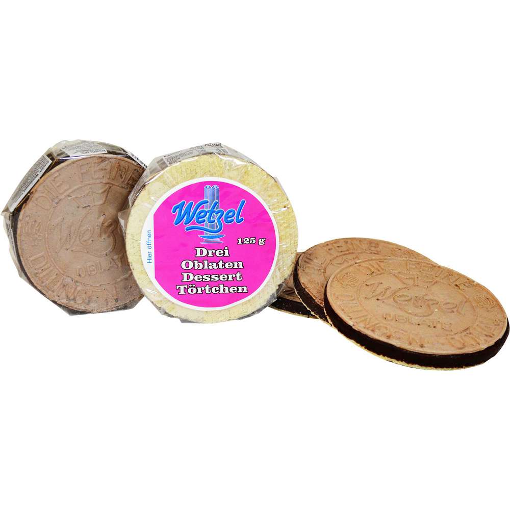 Produktabbildung Wetzel Drei Oblaten Dessert Törtchen
