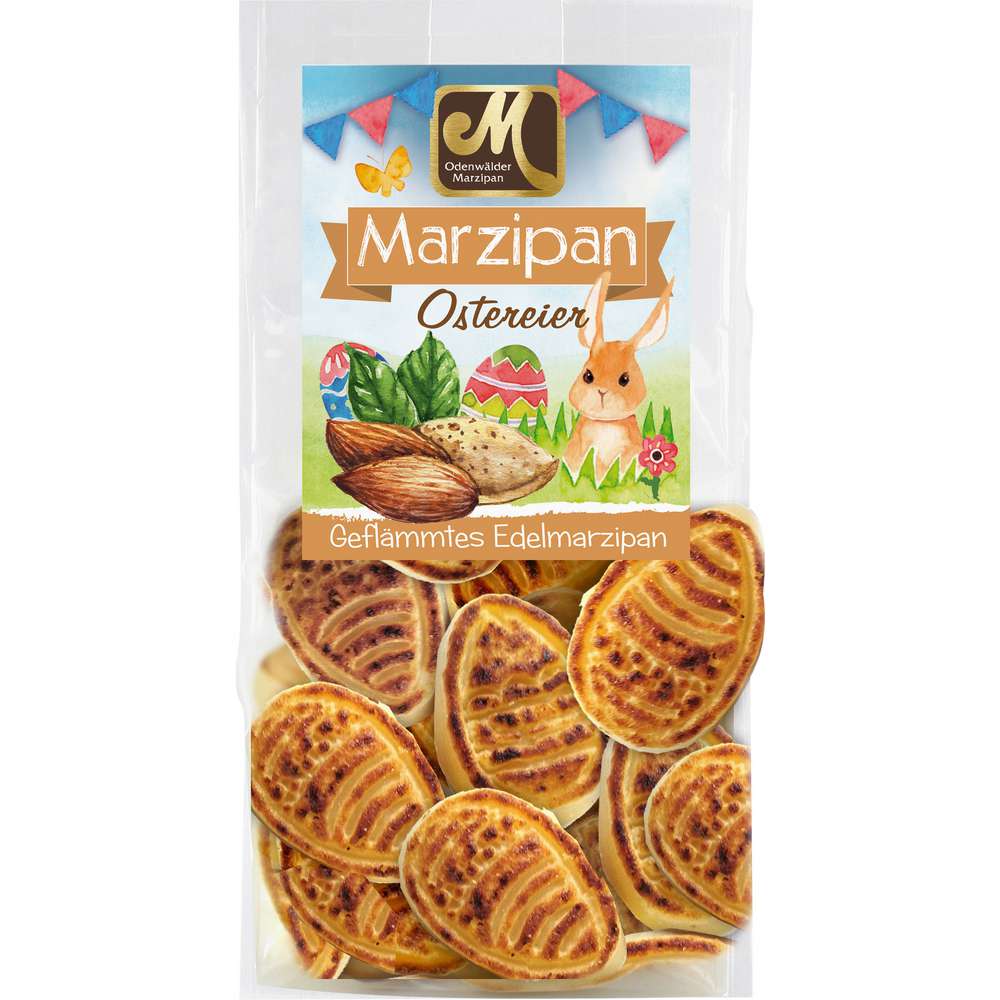 Produktabbildung Odenwälder Marzipan Ostereier, Edelmarzipan abgeflämmt