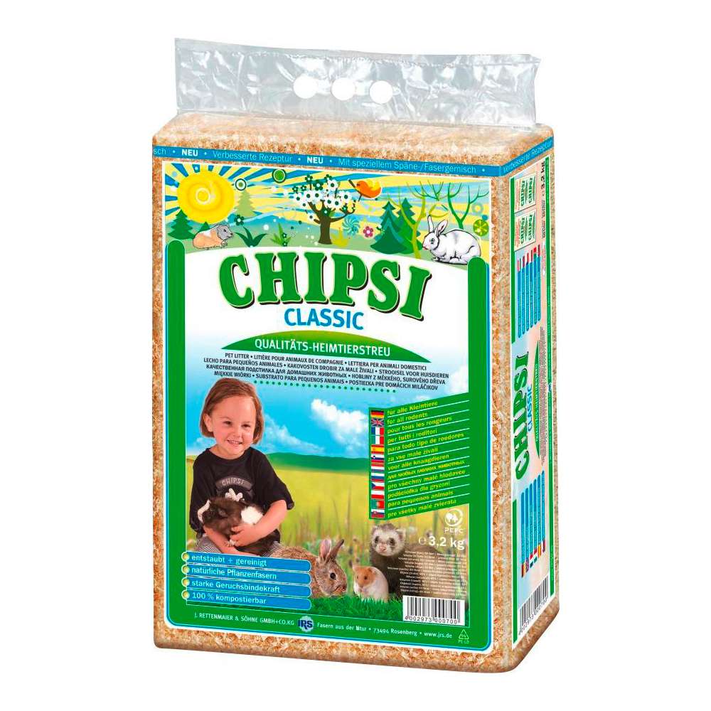 Produktabbildung Chipsi Nagetier Heimtierstreu, classic