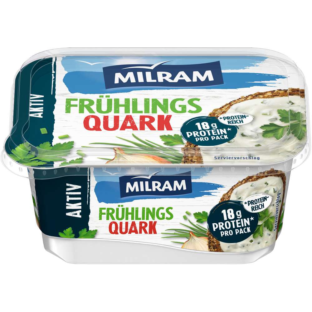 Produktabbildung Milram Frühlingsquark, activ, reich an Eiweiß