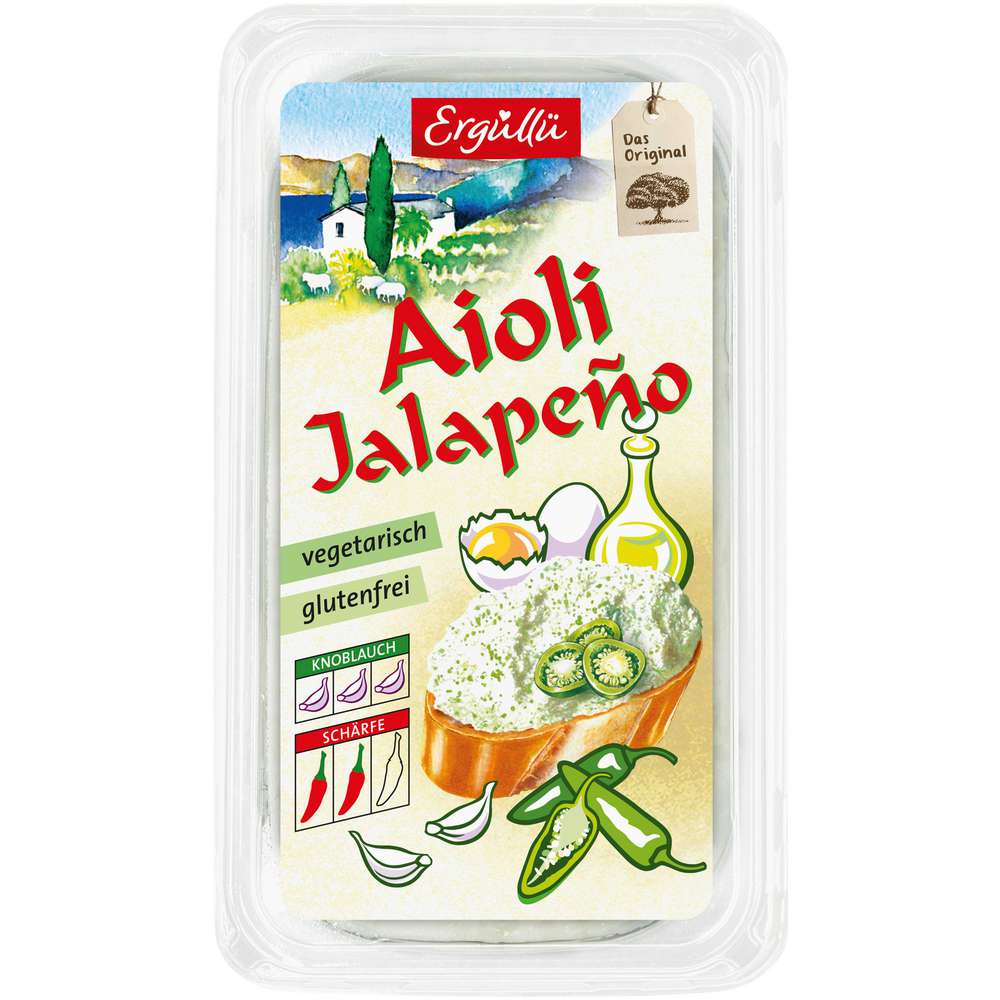 Produktabbildung Ergüllü Aioli Jalapeno, Aufstrich