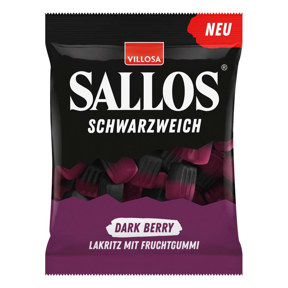 Produktabbildung Sallos Lakritz Bonbons, Schwarzweich Dark Berry