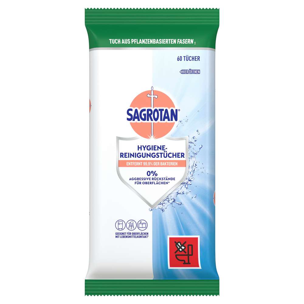 Produktabbildung Sagrotan Hygienereinigungstücher