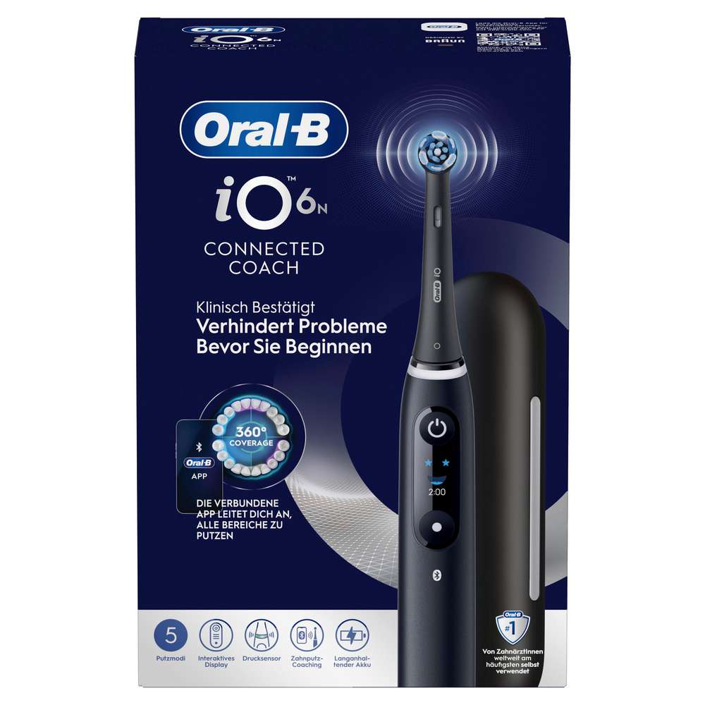 Produktabbildung Oral-B Elektrische Zahnbürste iO Series 6, Black Lava