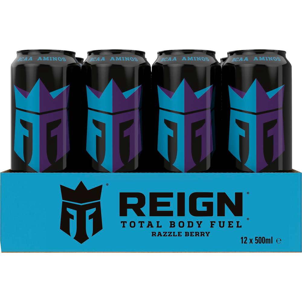 Produktabbildung Reign Energy Drink, Razzle Berry (12x 0,500 Liter)