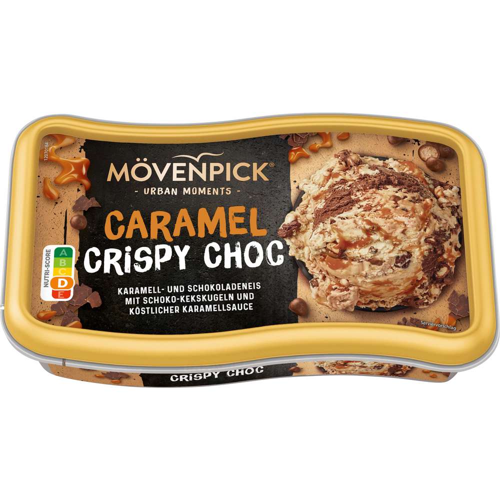 Produktabbildung Mövenpick Eis, Karamell Crispy Choc