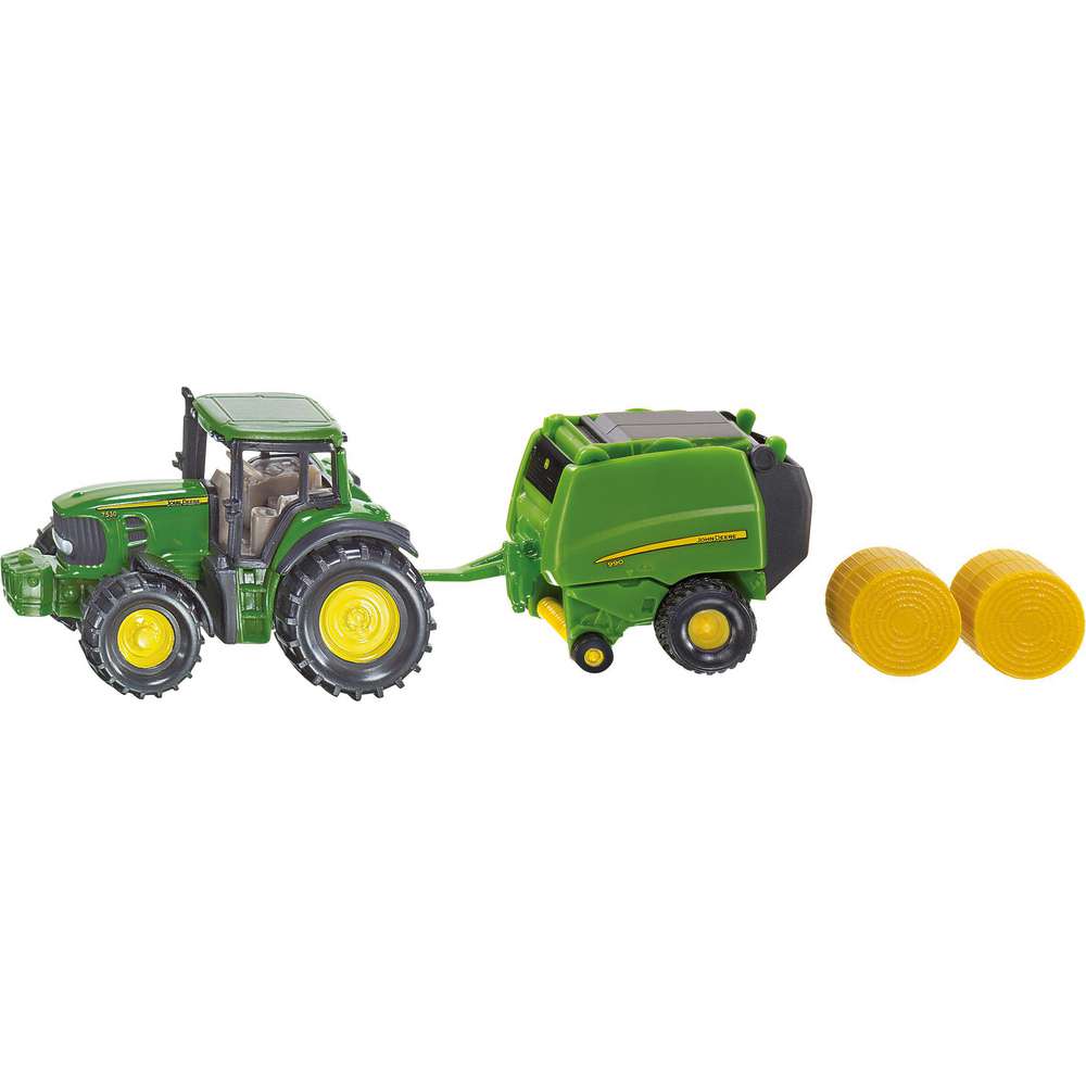 Produktabbildung SIKU Traktor mit Ballenpresse John Deere