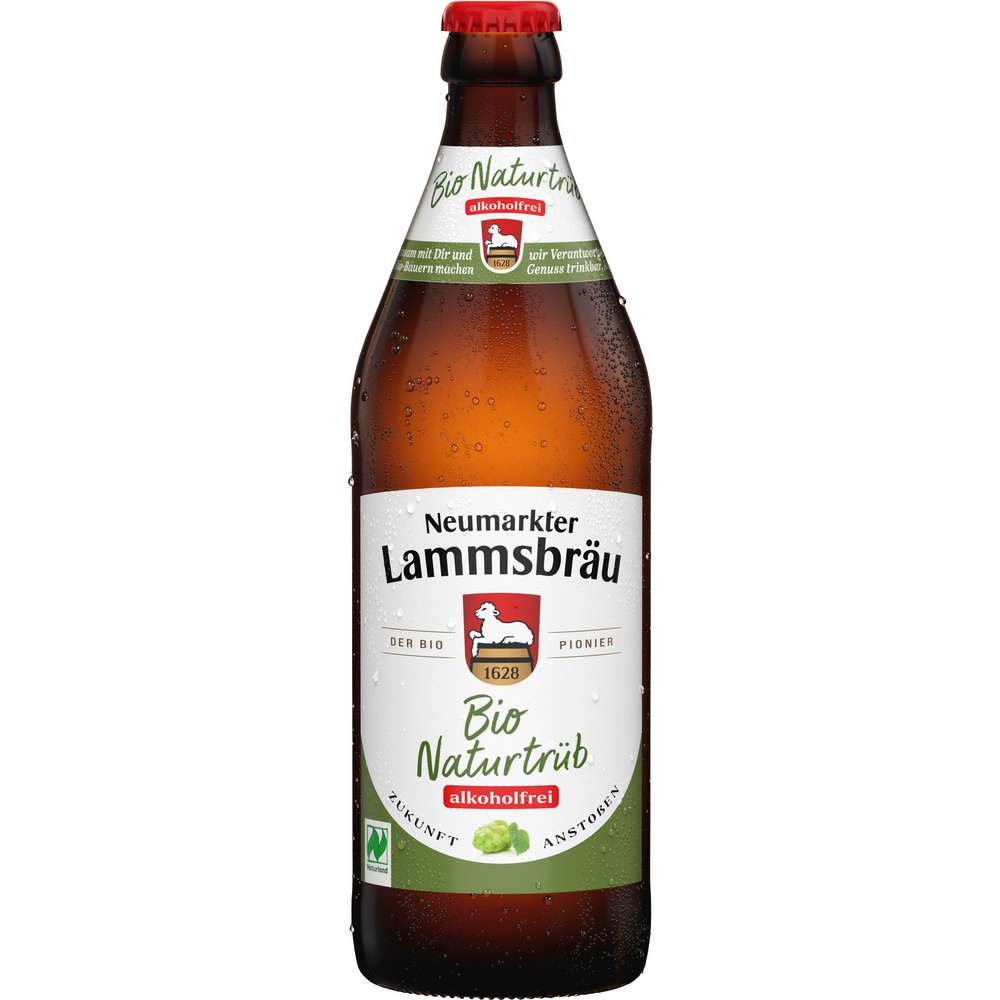 Produktabbildung Neumarkter Lammsbräu Isotonisches Bio Schankbier, naturtrüb alkoholfrei