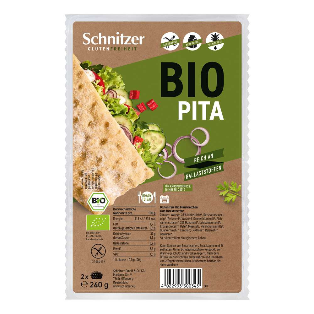 Produktabbildung Schnitzer Bio Pita