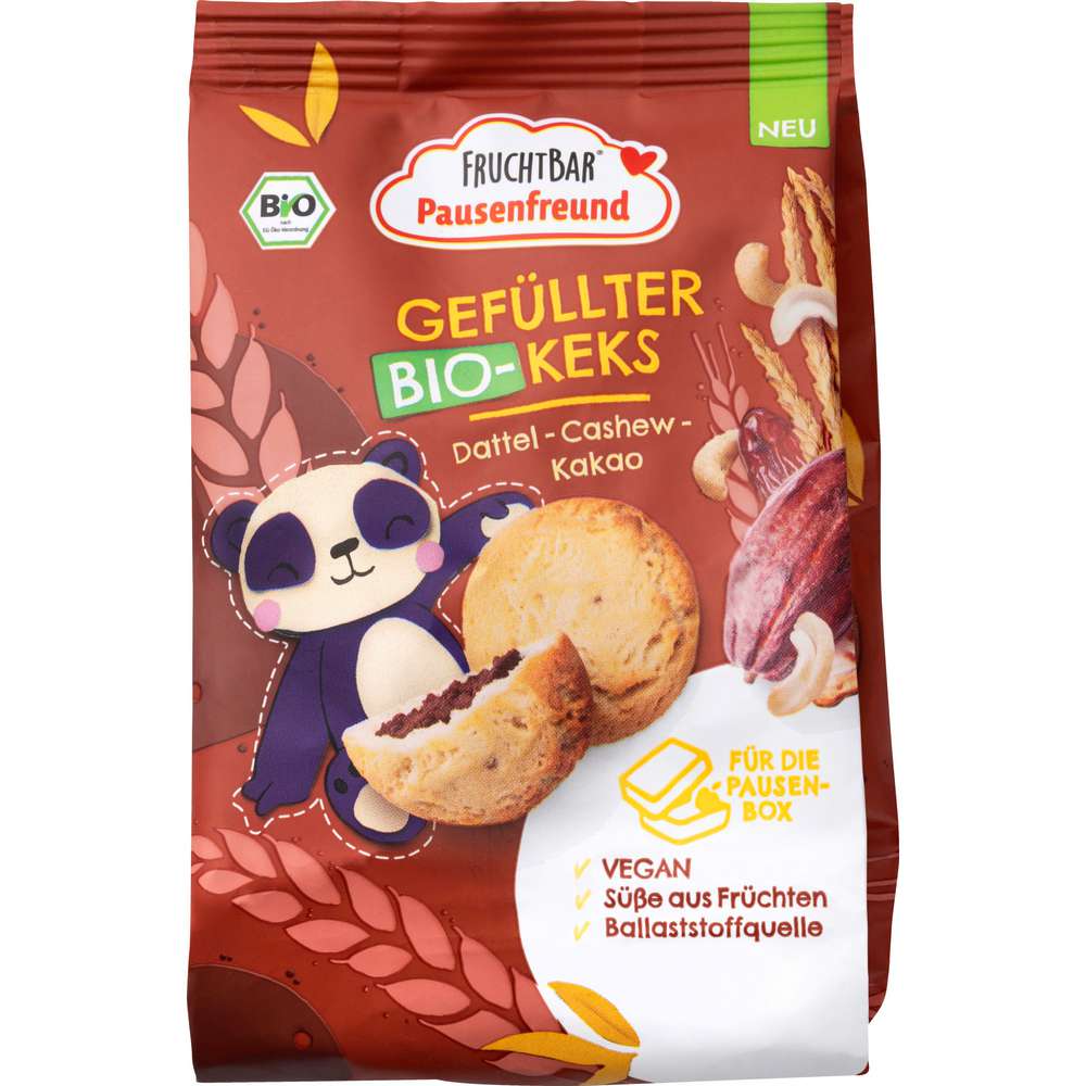 Produktabbildung Fruchtbar Kekse, Datteln/Cashew/Kakao