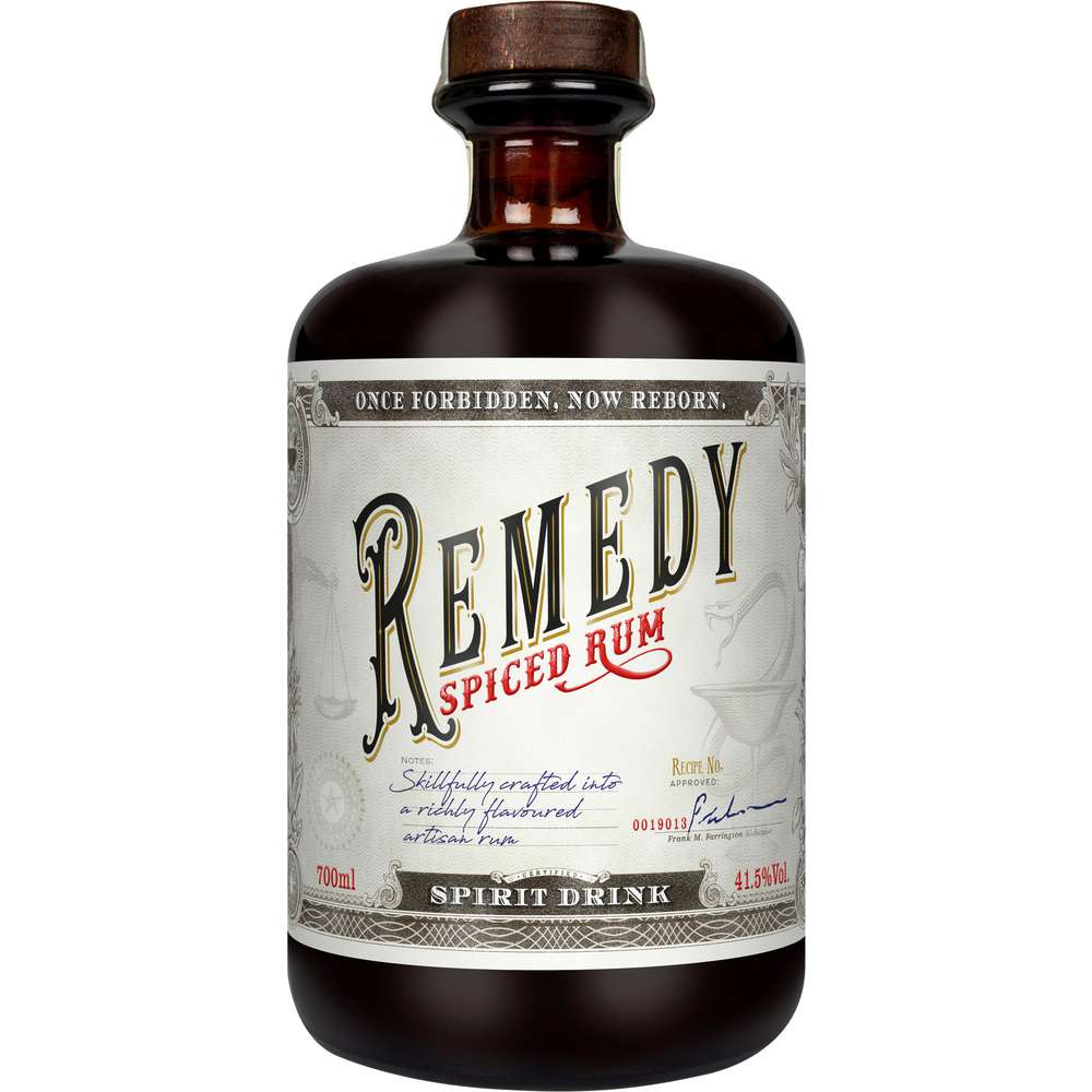 Produktabbildung Remedy Spiced Rum, 41,5% Vol.