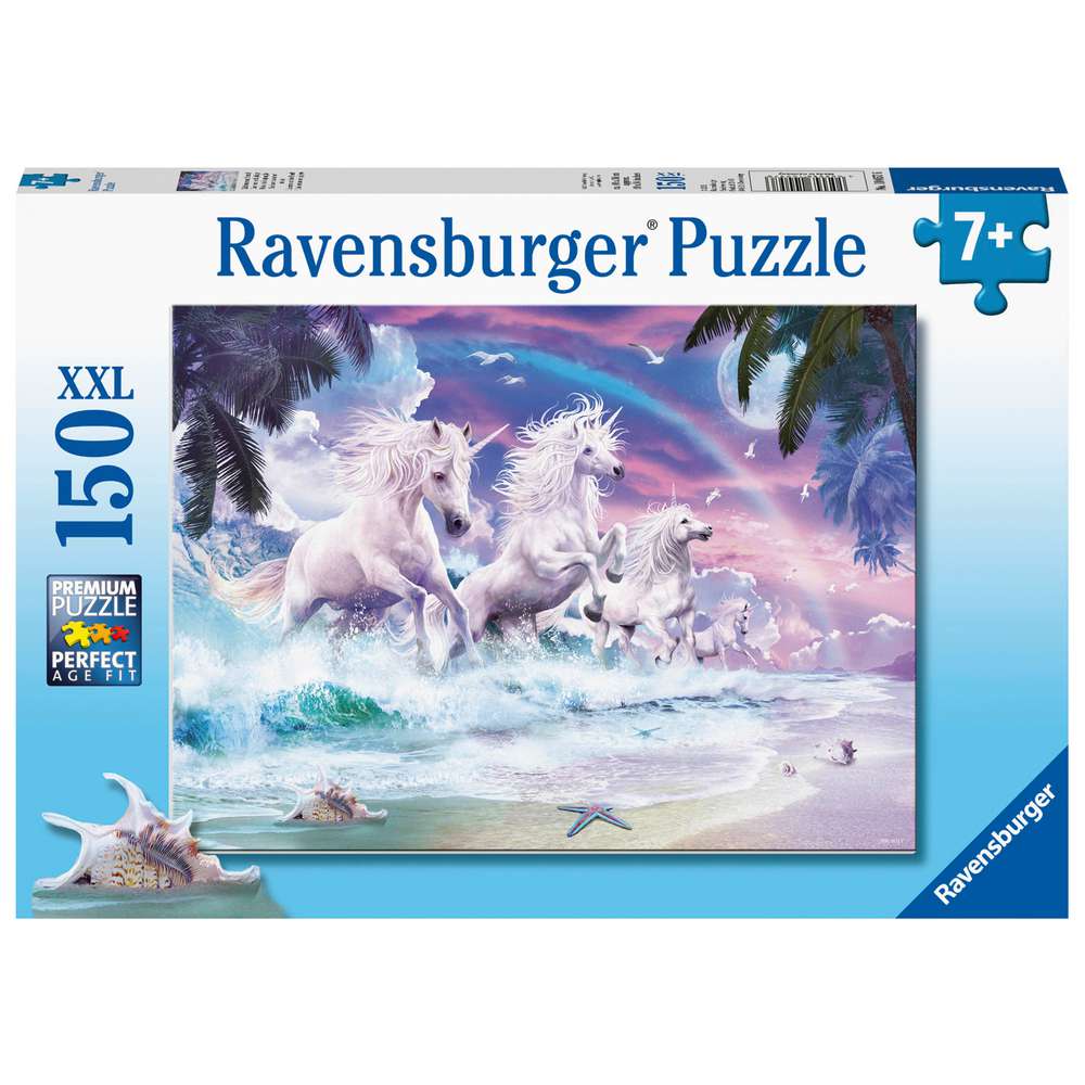 Produktabbildung Ravensburger Puzzle 150 Teile, Einhörner am Strand