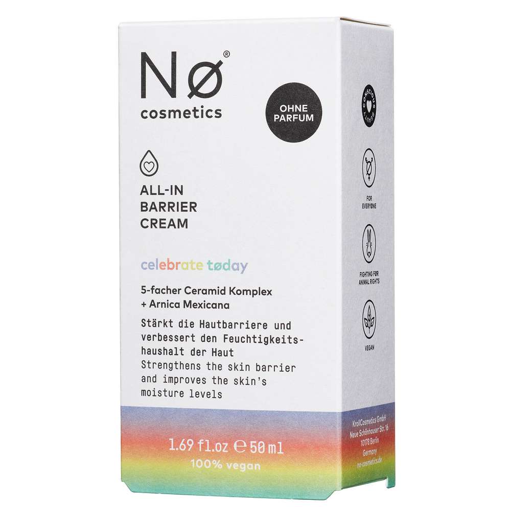 Produktabbildung No Cosmetics Barrier Cream All-In Celebrate tøday 