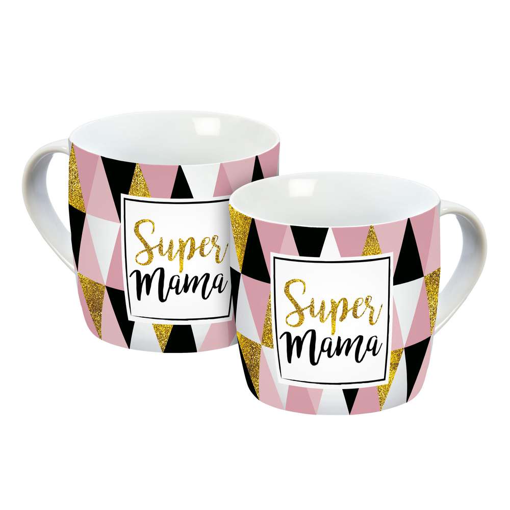 Produktabbildung GEDA LABELS GMBH Tasse Super Mama