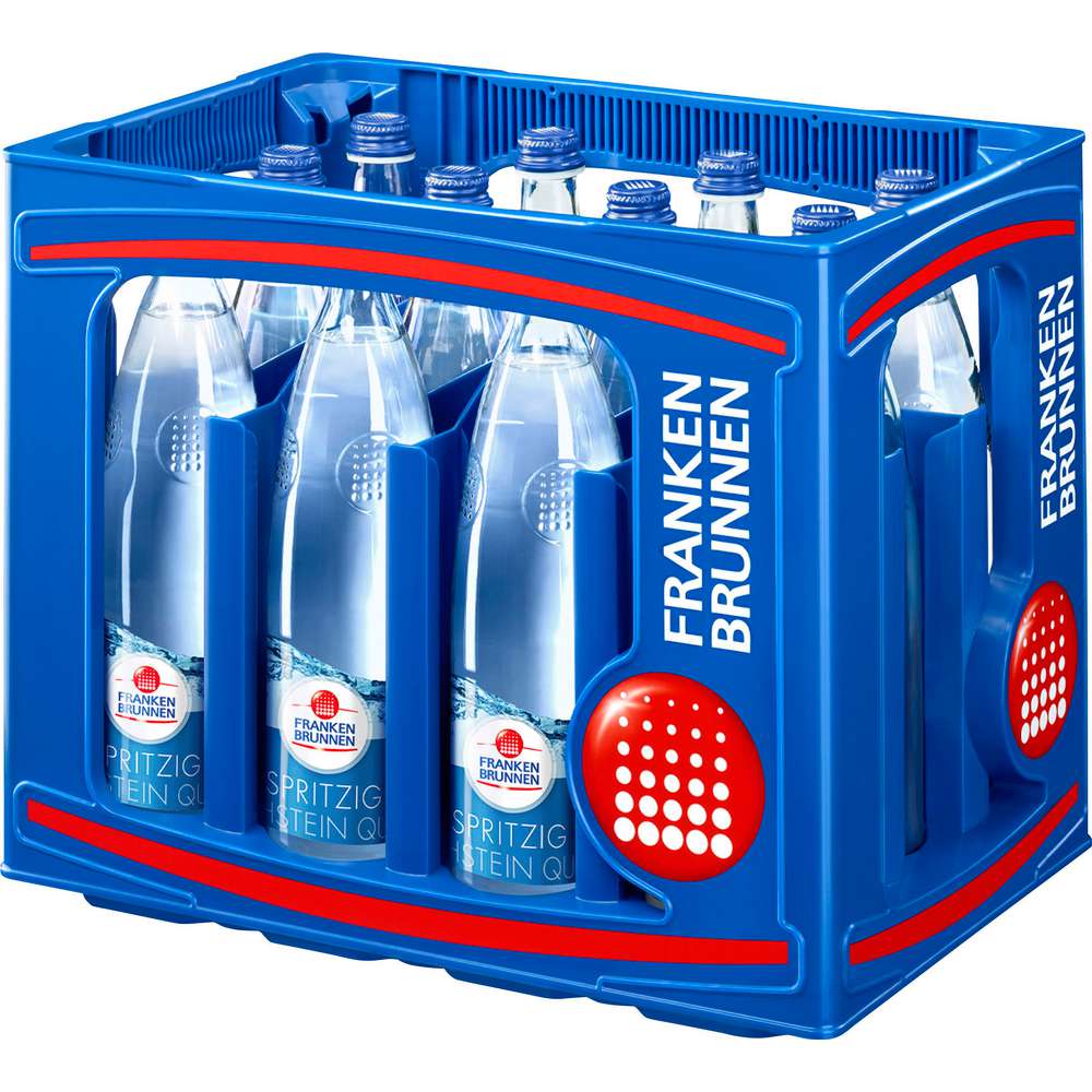 Produktabbildung Franken Brunnen Mineralwasser Spritzig (12x 0,750 Liter)