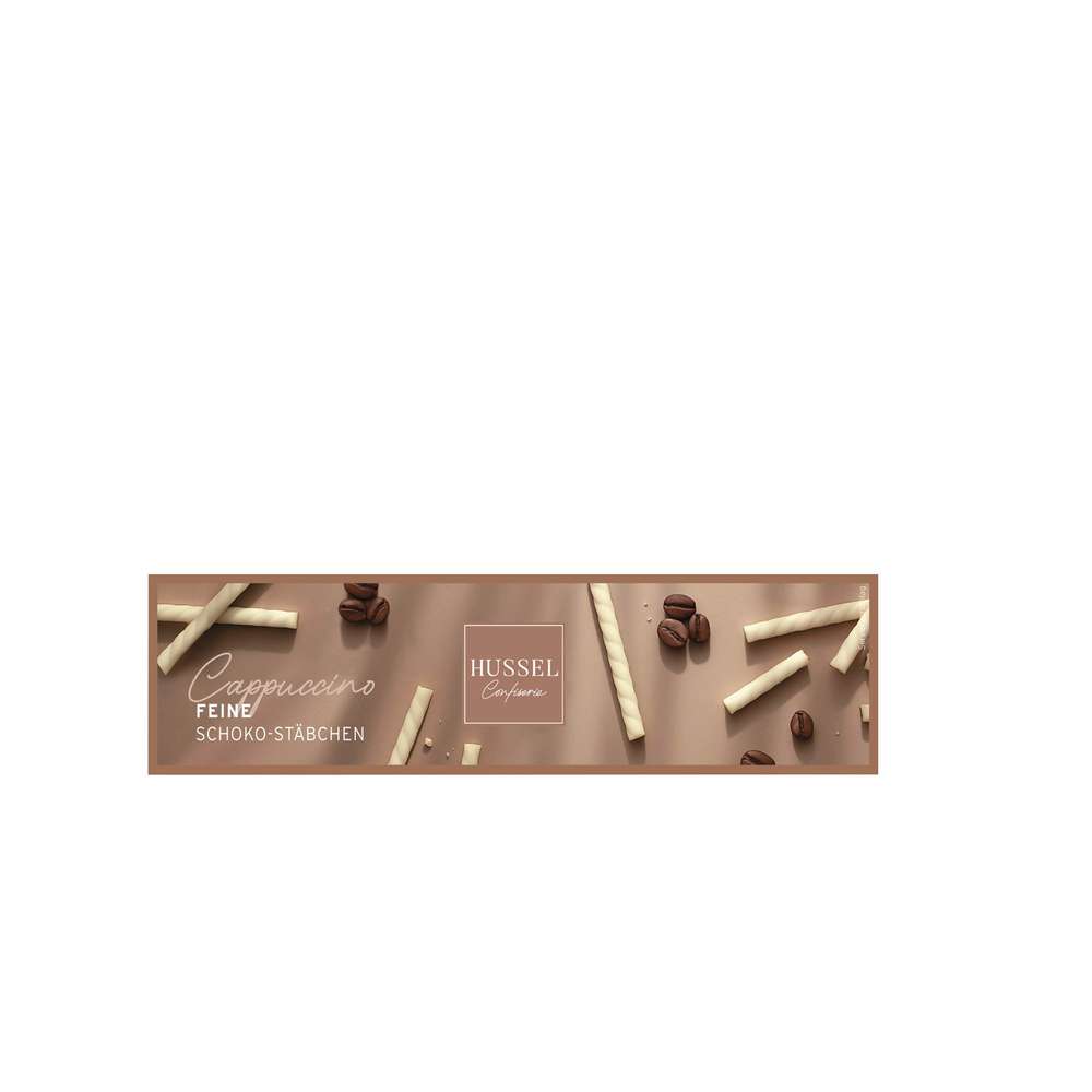 Produktabbildung Hussel Feine Schoko-Stäbchen Cappuccino