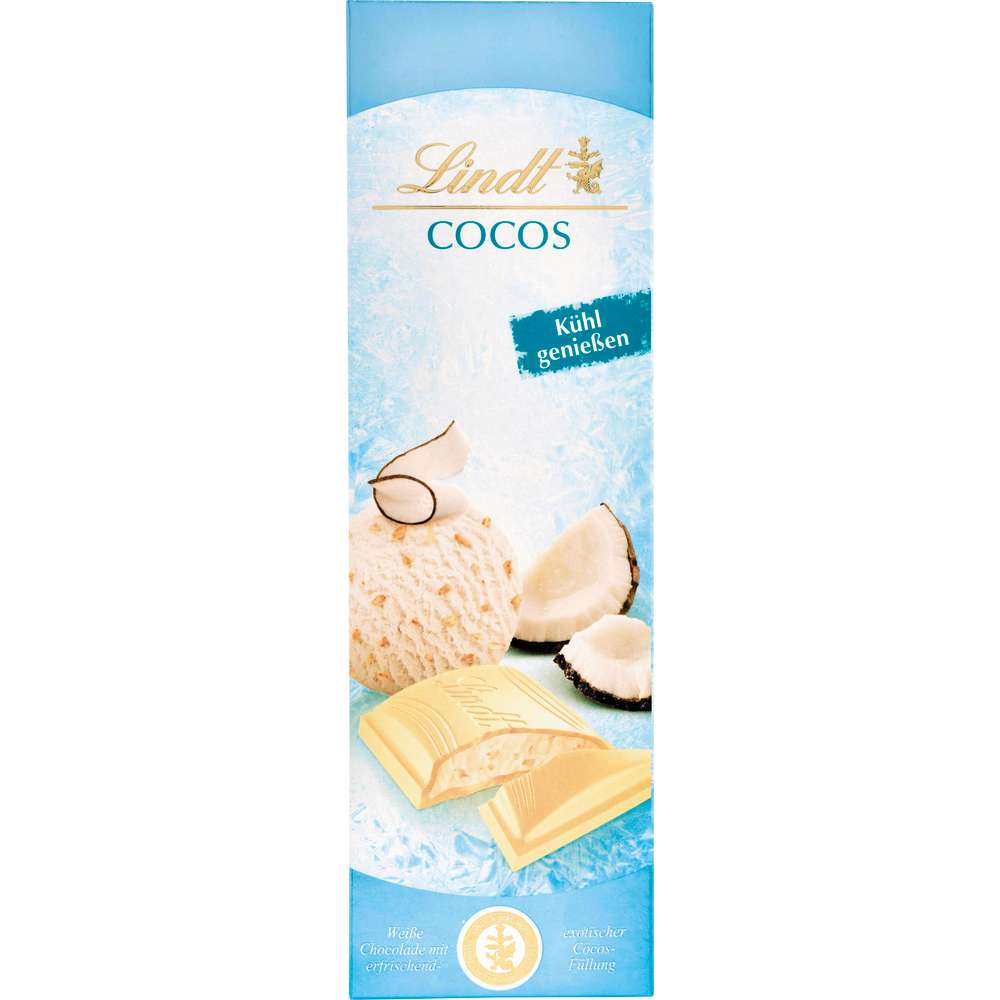 Produktabbildung Lindt Tafelschokolade, Kokos