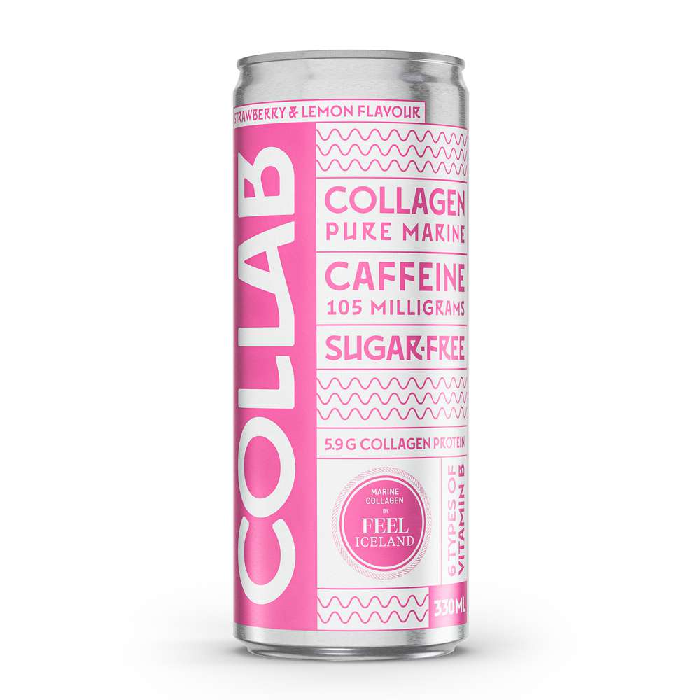 Produktabbildung COLLAB Energy Drink Strawberry/Lemon, zuckerfrei