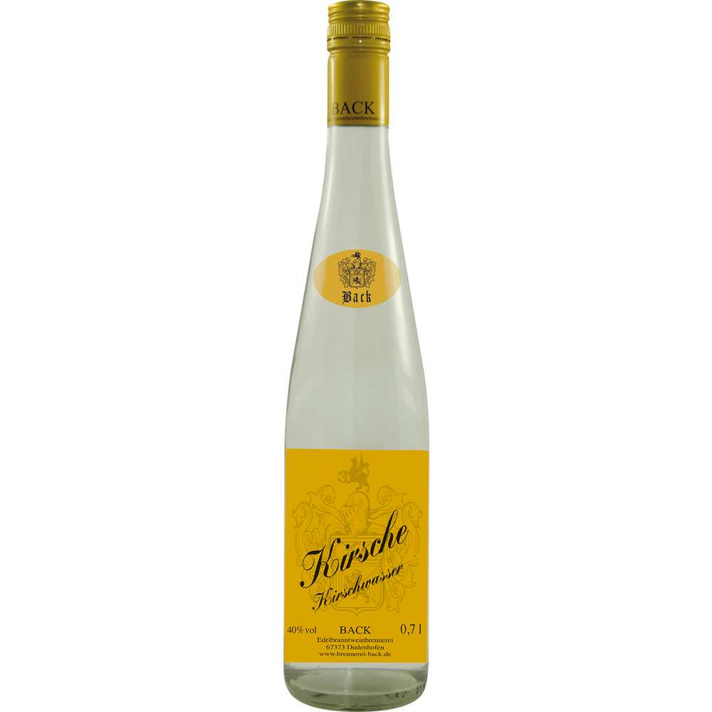 Produktabbildung Back Kirschwasser 40%