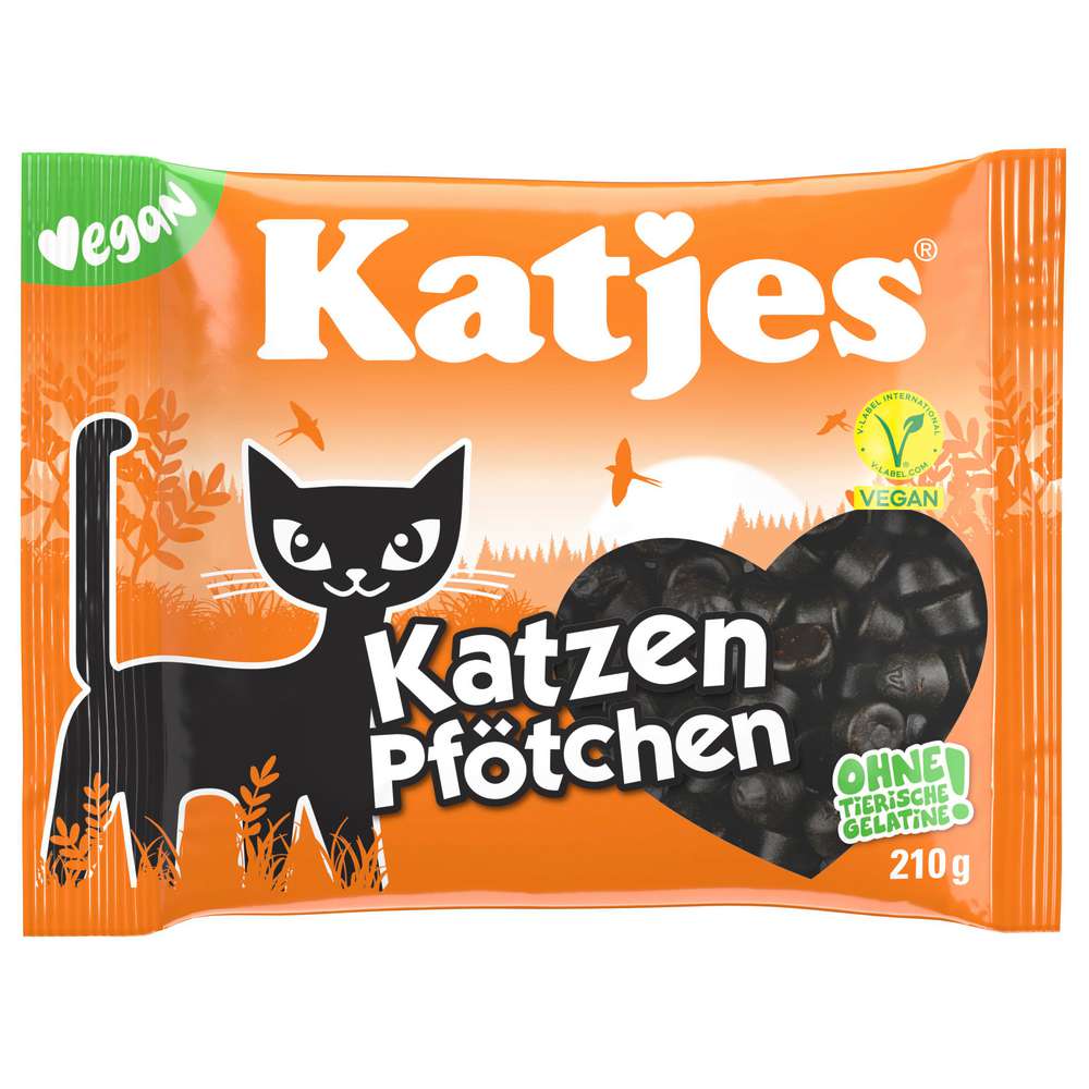Produktabbildung Katjes Fruchtgummi, Katzen Pfötchen