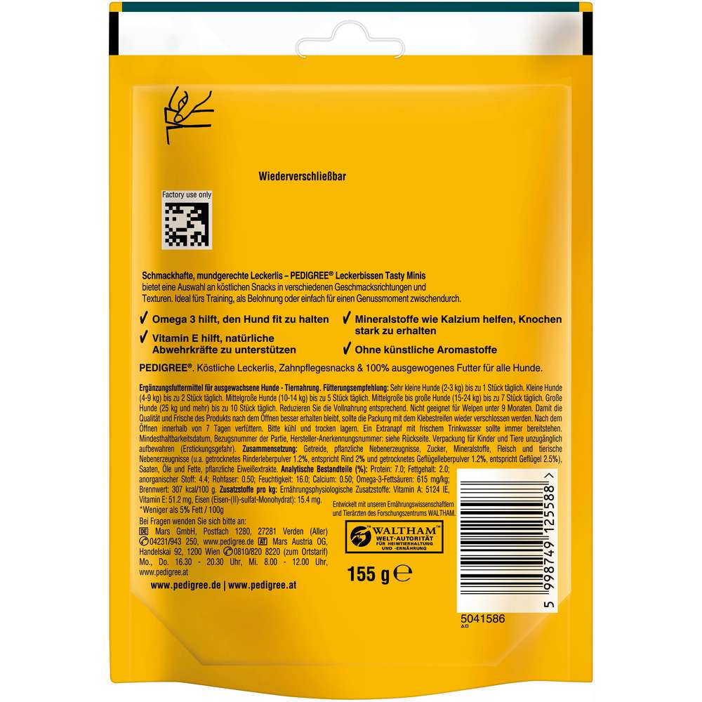 Produktabbildung Pedigree Hunde-Snack Leckerbissen, Rind/Geflügel