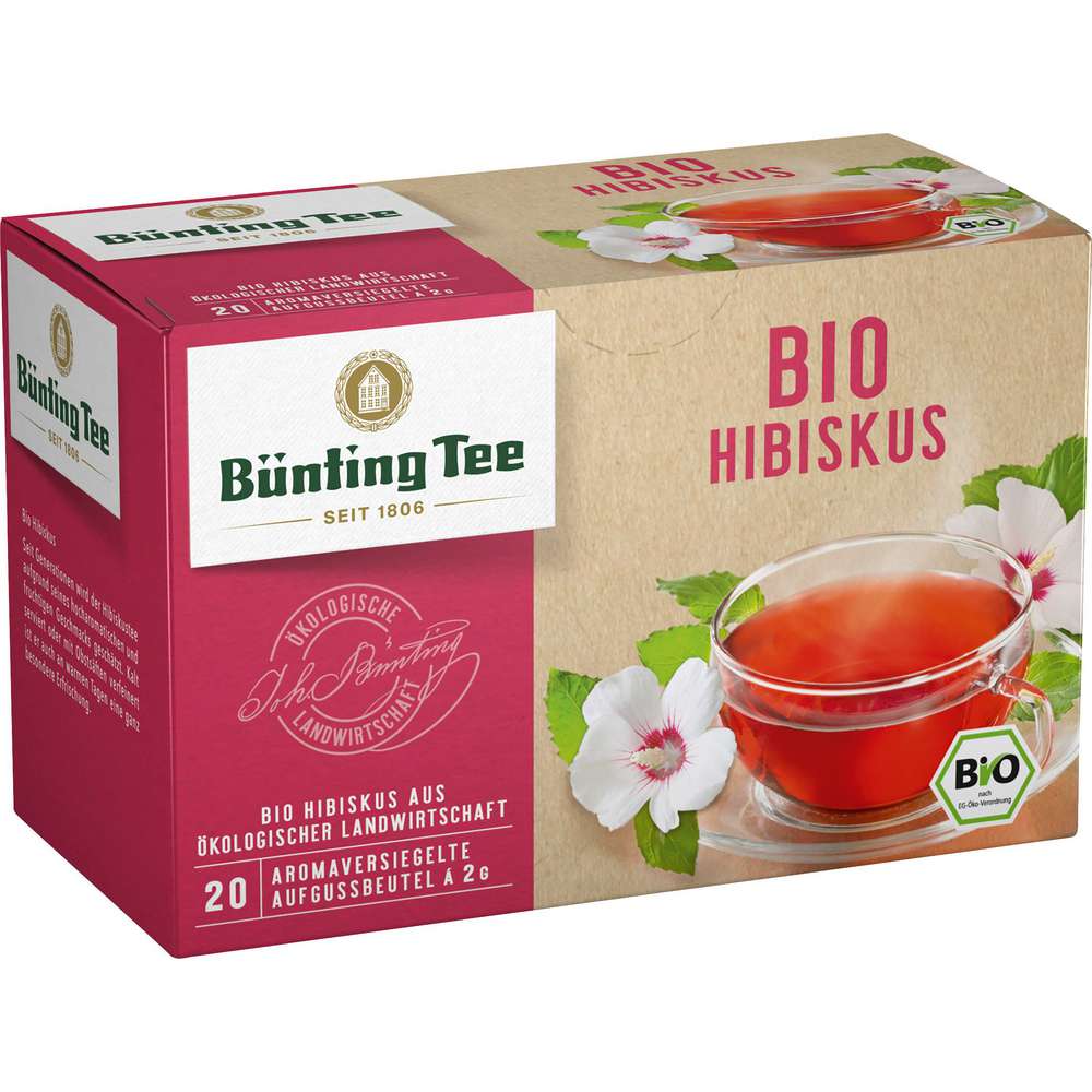 Produktabbildung Bünting Tee Bio Tee, Hibiskus