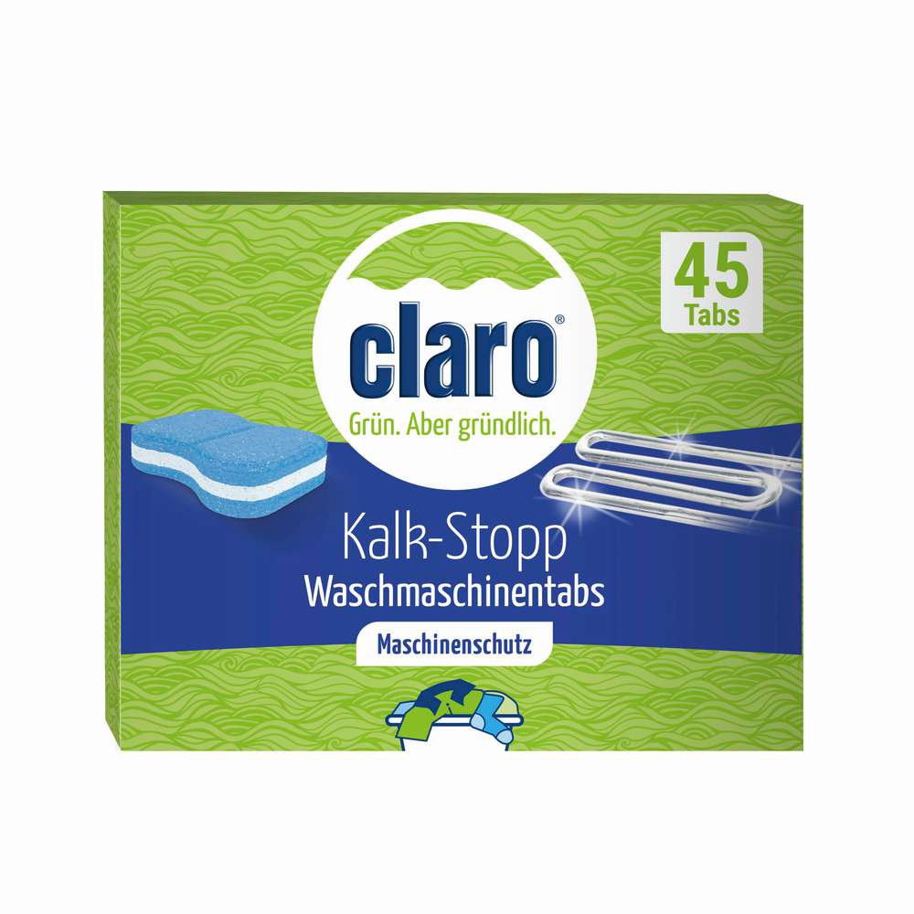 Produktabbildung claro Kalk-Stopp Waschmaschinentabs