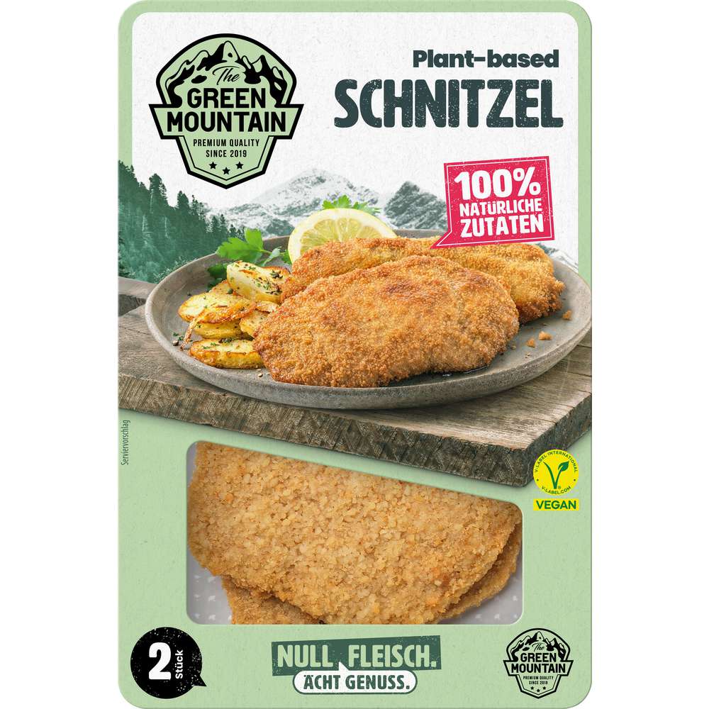 Produktabbildung The Green Mountain Vegane Schnitzel Plant-Based