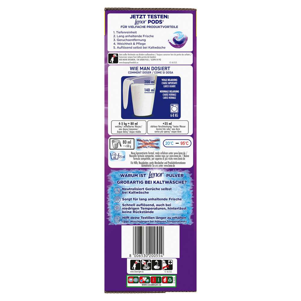 Produktabbildung Lenor Color-Waschmittel Pulver, Blütentraum