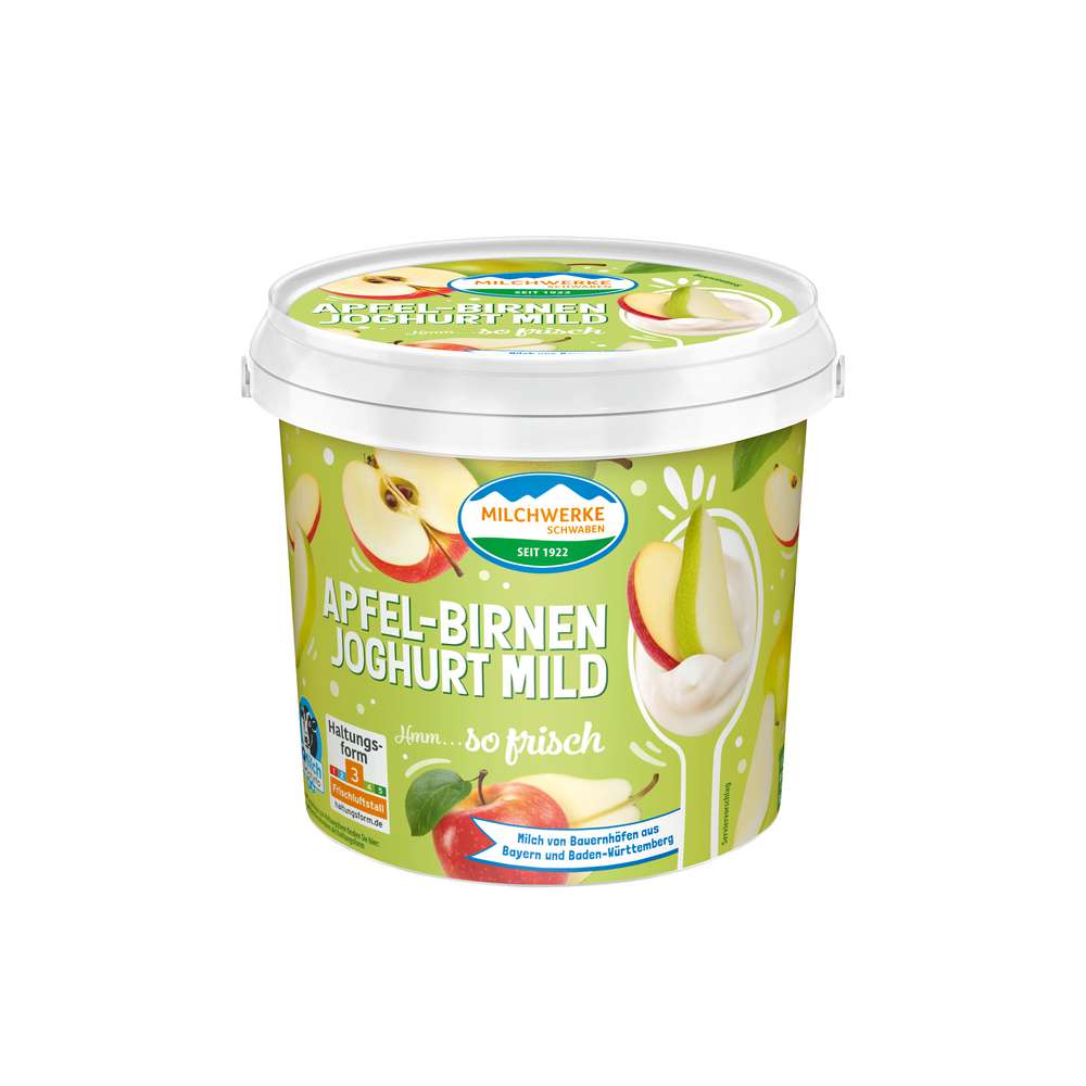 Produktabbildung Milchwerke Schwaben Joghurt, Apfel-Birnen