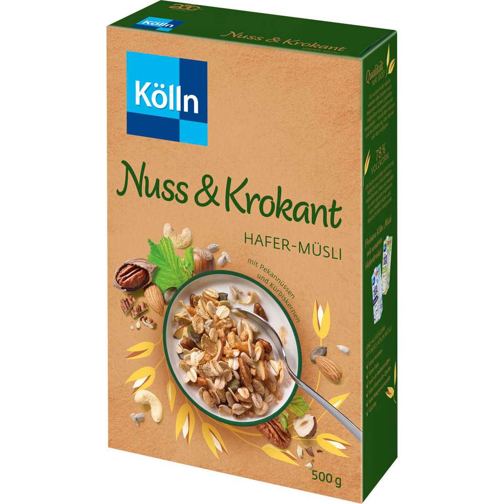 Produktabbildung Kölln Müsli, Nuss & Krokant
