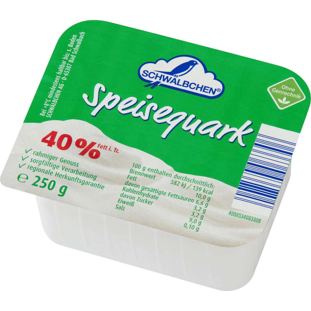 Produktabbildung Schwälbchen Speisequark 40%