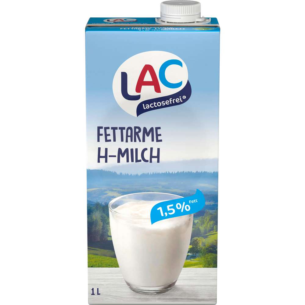 Produktabbildung LAC H-Milch 1,5%, laktosefrei