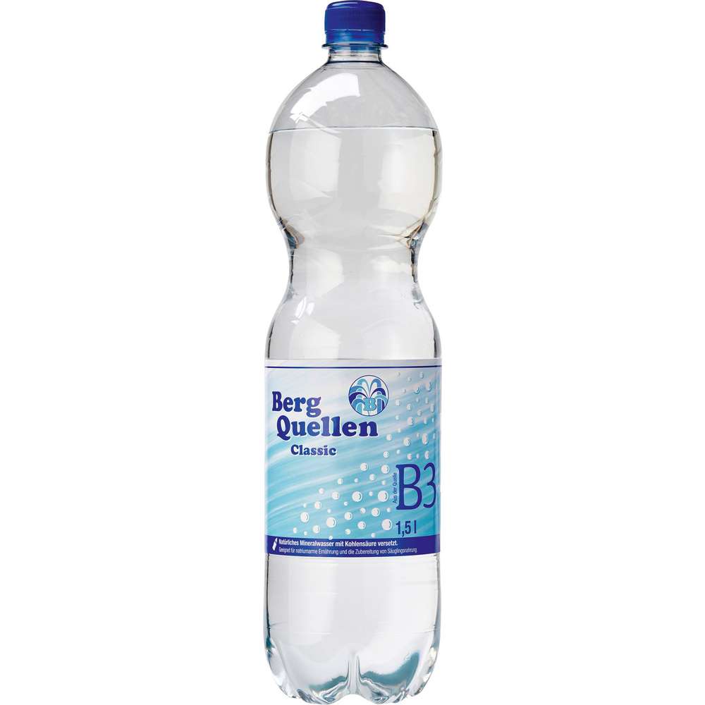 Produktabbildung Berg Quellen Mineralwasser, Classic B3
