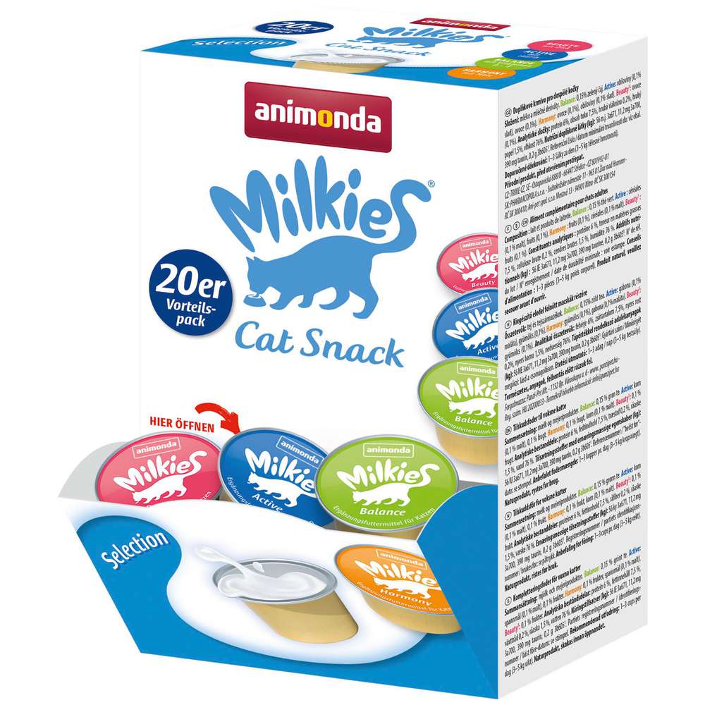 Produktabbildung animonda Milkies Schale Cat Snack Selection