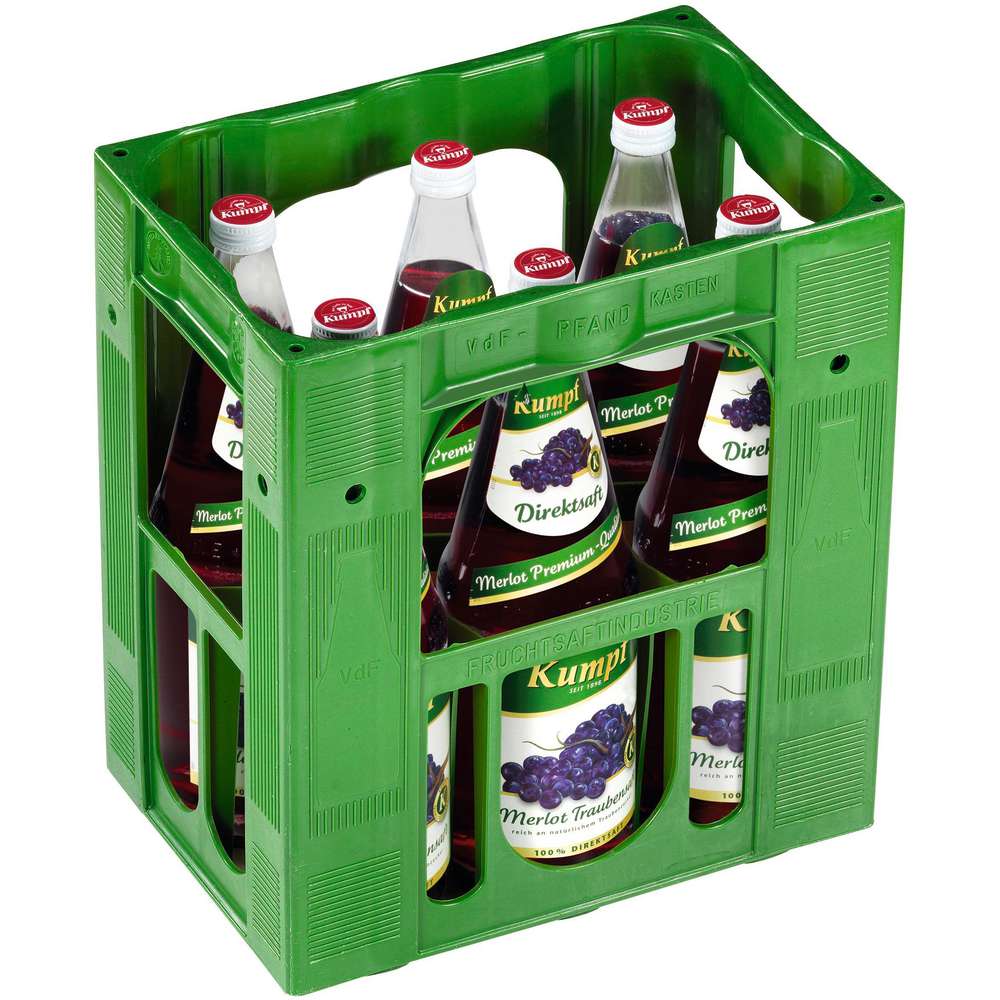 Produktabbildung Kumpf Roter Traubensaft (6x 1,000 Liter)