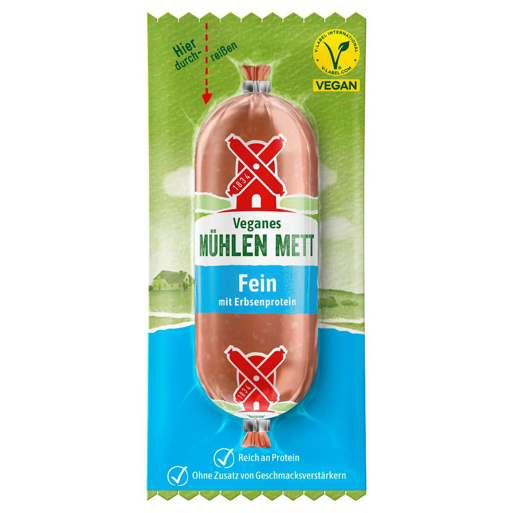 Produktabbildung Rügenwalder Mühle Veganes Mühlen Mett fein