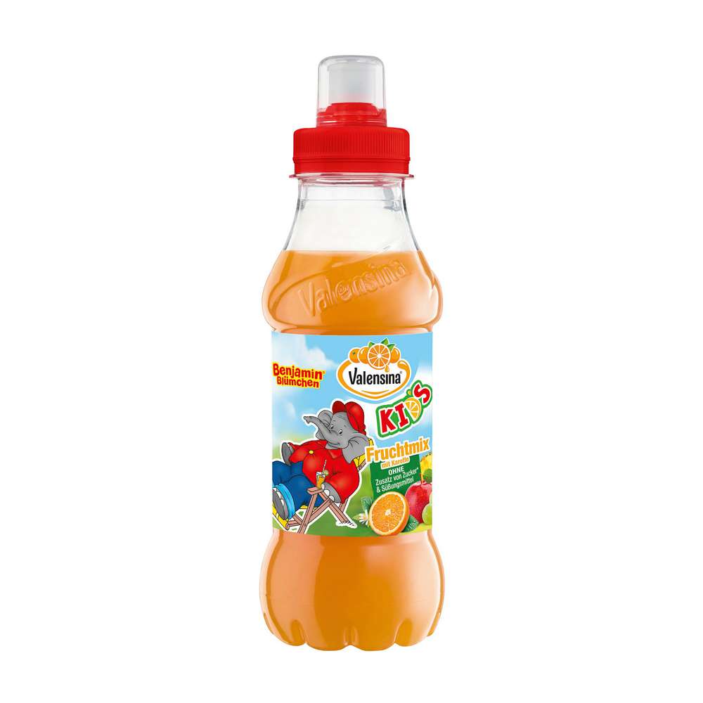 Produktabbildung Valensina Fruchtmix Saft Kids, mit Karotte