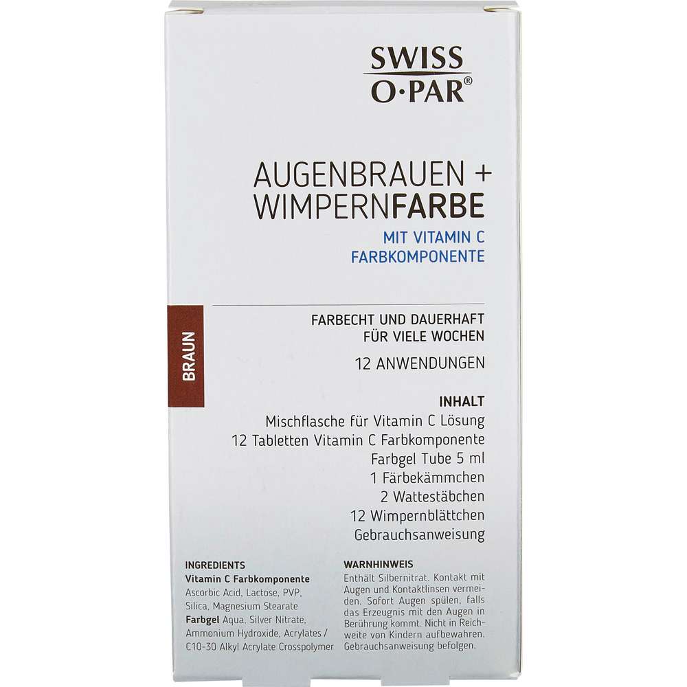 Produktabbildung Swiss-o-Par Augenbrauen + Wimpernfarbe, Braun