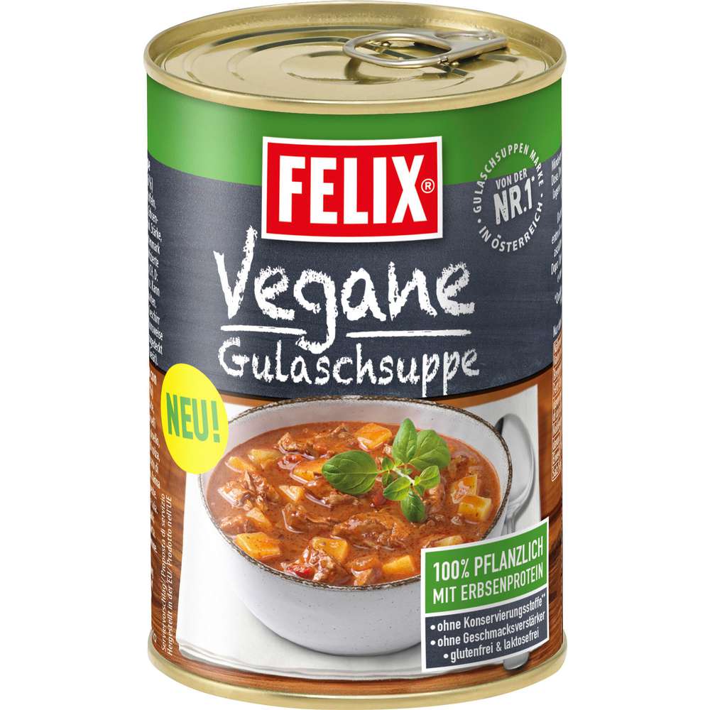 Produktabbildung Felix Gulaschsuppe vegan