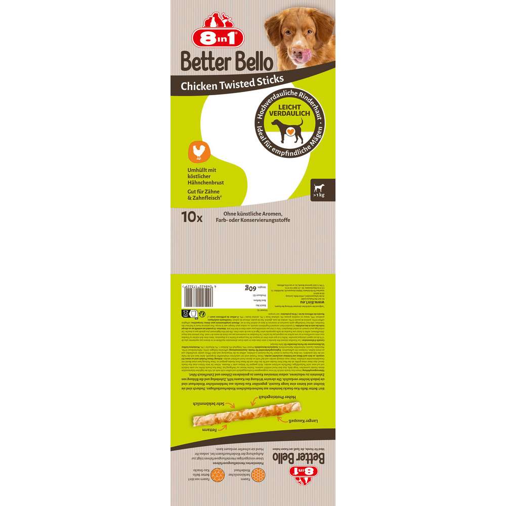 Produktabbildung Tetra Hunde-Snack Better Bello, Chicken Twistet