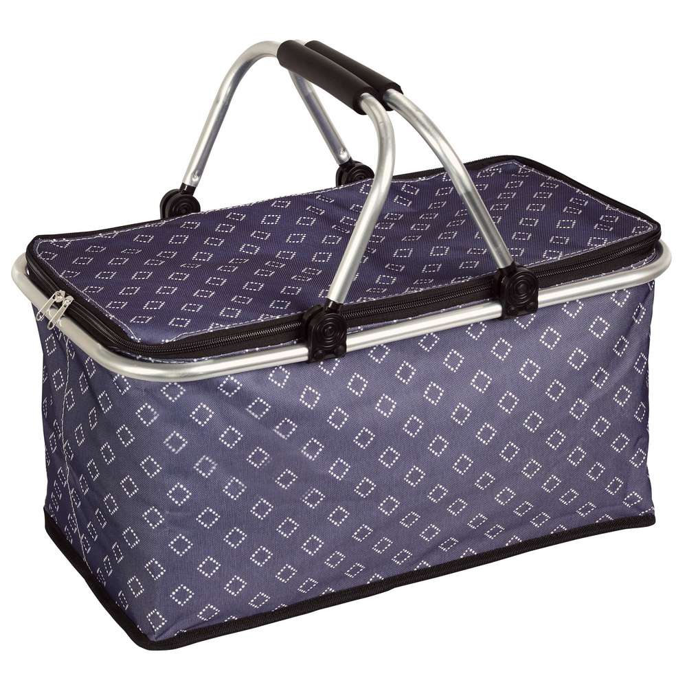 Produktabbildung Ligno Thermokorb Raute, blau