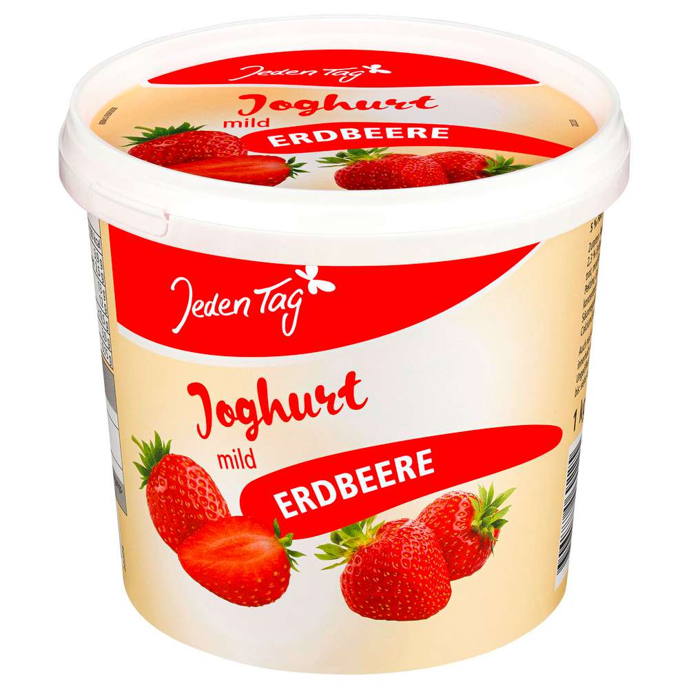 Produktabbildung Jeden Tag Fruchtjoghurt, Erdbeere