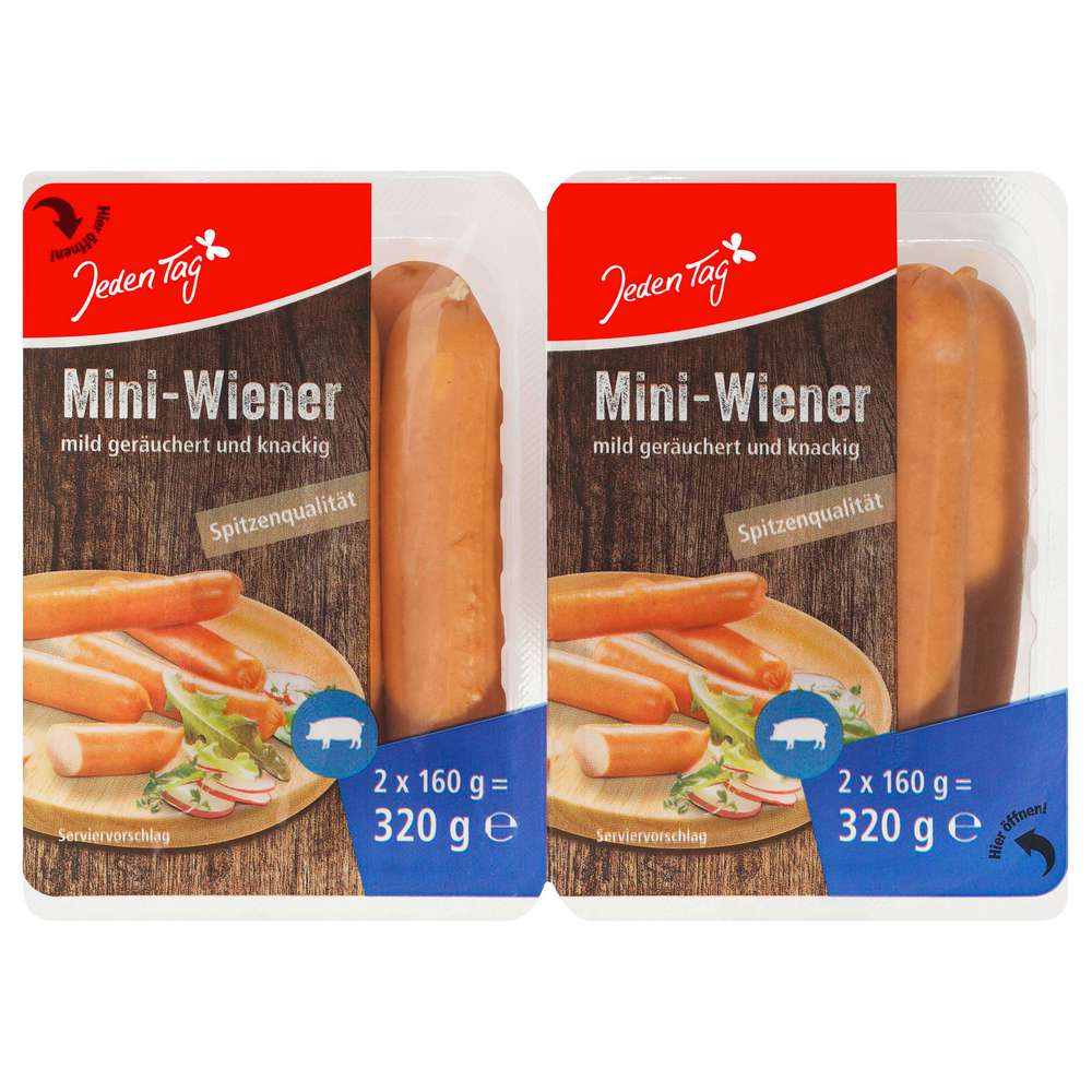 Produktabbildung Jeden Tag Mini Wiener Würstchen