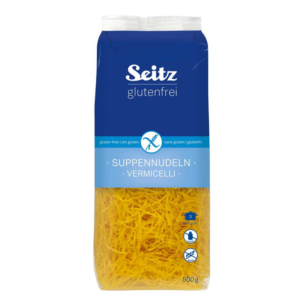 Produktabbildung Seitz Maisnudeln Suppen 500g