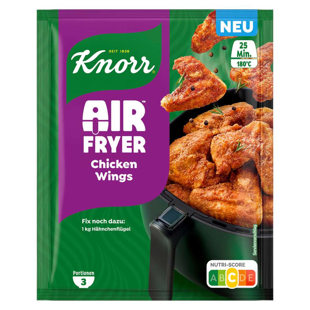 Produktabbildung Knorr Fix-Würzmischung Airfryer, Chicken Wings