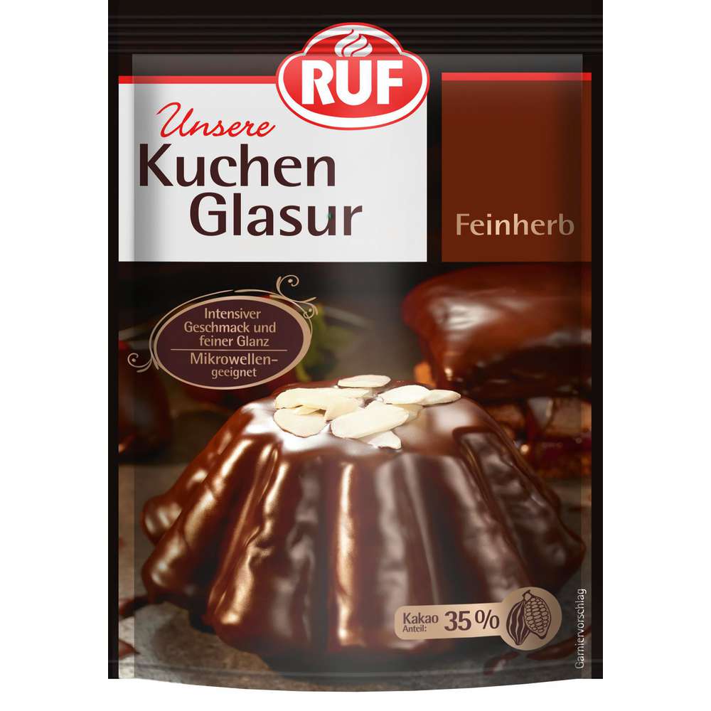 Produktabbildung RUF Kuchenglasur, feinherb